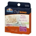 Elmer's Craft Bond Clear Self Stick Photo Corners, 250 Count