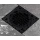 thumbnail image 1 of Drenaje de ducha cuadrado de 3.84 ", drenaje de piso de acero inoxidable con rejilla de cubierta extraíble y colador de cabello, evita que entre olor, 1 of 5