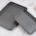 thumbnail image 2 of Rectangular Carbon Steel Non-stick Bread Cake Baking Tray Baking Tray Oven Black Baking Tray Diy Baking Pans for Kitchen 14 Inch, 2 of 7