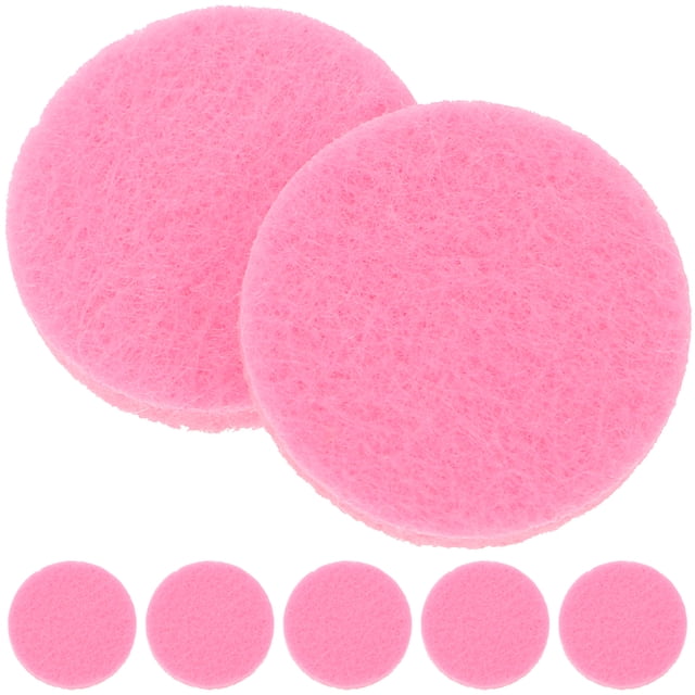 100Pcs Aromatherapy Diffuser Pad Round Replacement Refill Pads for Necklace Locket Pads