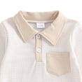 thumbnail image 6 of BLVB Toddler Baby Boy Girl Clothes 2PCS Fall Winter Newborn Infant Outfit Long Sleeve Lapel Pullover Pants Sweatsuit Clothing Set 0-3T, 6 of 7