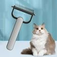 thumbnail image 5 of IGEED Dual-Sided Pet Grooming Comb,Pet Grooming Brush,Dematting & Deshedding Comb for Dogs & Cats,Wide Pet Brush to Reduce Shedding,Detangling & Flea Comb for Dogs Cats, 5 of 6