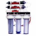 thumbnail image 2 of LiquaGen - Système de Filtration d'Eau à Double Usage Portable 6 Étapes pour Boire et Aquarium Récif/déionisation / Osmose Inverse RO/DI / avec Filtre de Restauration Minérale Alcaline / 0 TDS / 150 GPD, 2 of 4