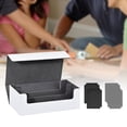 thumbnail image 1 of Caja de almacenamiento de tarjetas coleccionables Sharpla Tarjetero Blanco Gris 1800 tarjetas, 1 of 8