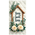 thumbnail image 5 of Floral Design Home Decor Sweet Home Decorative Banner Outdoor Indoor Housewarming Gift for Living Room Garden Entryway Decoration, 5 of 7