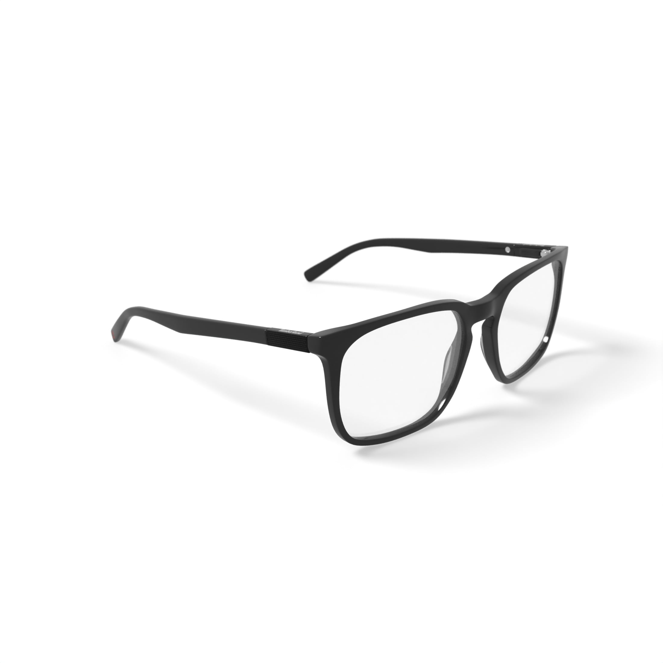 Timberland Men's TB1814-1 Square Prescription Eyeglasses with Case, Black
