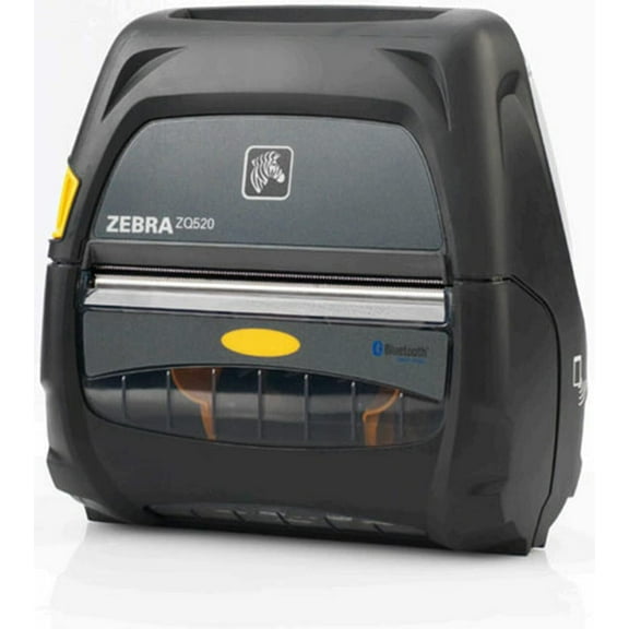 Restored Zebra ZQ521 4″ Direct Thermal Mobile Label Printer – 203 dpi, 5 IPS, Bluetooth, IP54, Standard Battery, 0.75" Core (Refurbished)