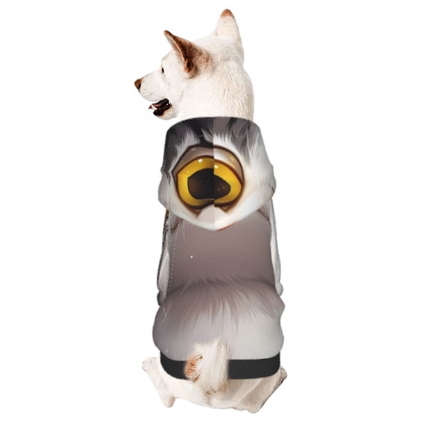 Balery Cute Cartoon Kitten Sudadera con Capucha para Perros Pequeños – Ropa para Mascotas, Disfraz para Perros y Gatos, Ideal para Fiestas y Cosplay-X-Large