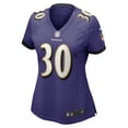 thumbnail image 2 of Women's Nike Trenton Simpson  Purple Baltimore Ravens  Game Jersey, 2 of 5