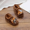 thumbnail image 2 of Utlike Toddler Slippers Winter House Slippers Boys Cozy Animal Themed Closed Back Shoes Warm Shoes For Kids Indoor Outdoor Soft Sole Non Slip Round Toe Home Footwear Size 18M-24M, 2 of 6
