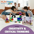 thumbnail image 7 of Magnetic tiles 100-Piece Clear Colors Set – The Original, Award-Winning Magnetic Building Tiles – Creativity and Educational, 7 of 7