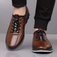 thumbnail image 5 of Men's Large-Size Leather Shoes, Casual Slip-On Loafers, Stylish, 5 of 9