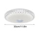 thumbnail image 3 of Lámpara de techo LED regulable con control por aplicación, altavoz Bluetooth y mando a distancia, 220 V, luz de techo LED que cambia de color 2800-6500 K, para dormitorio infantil, luz de techo con mú, 3 of 9