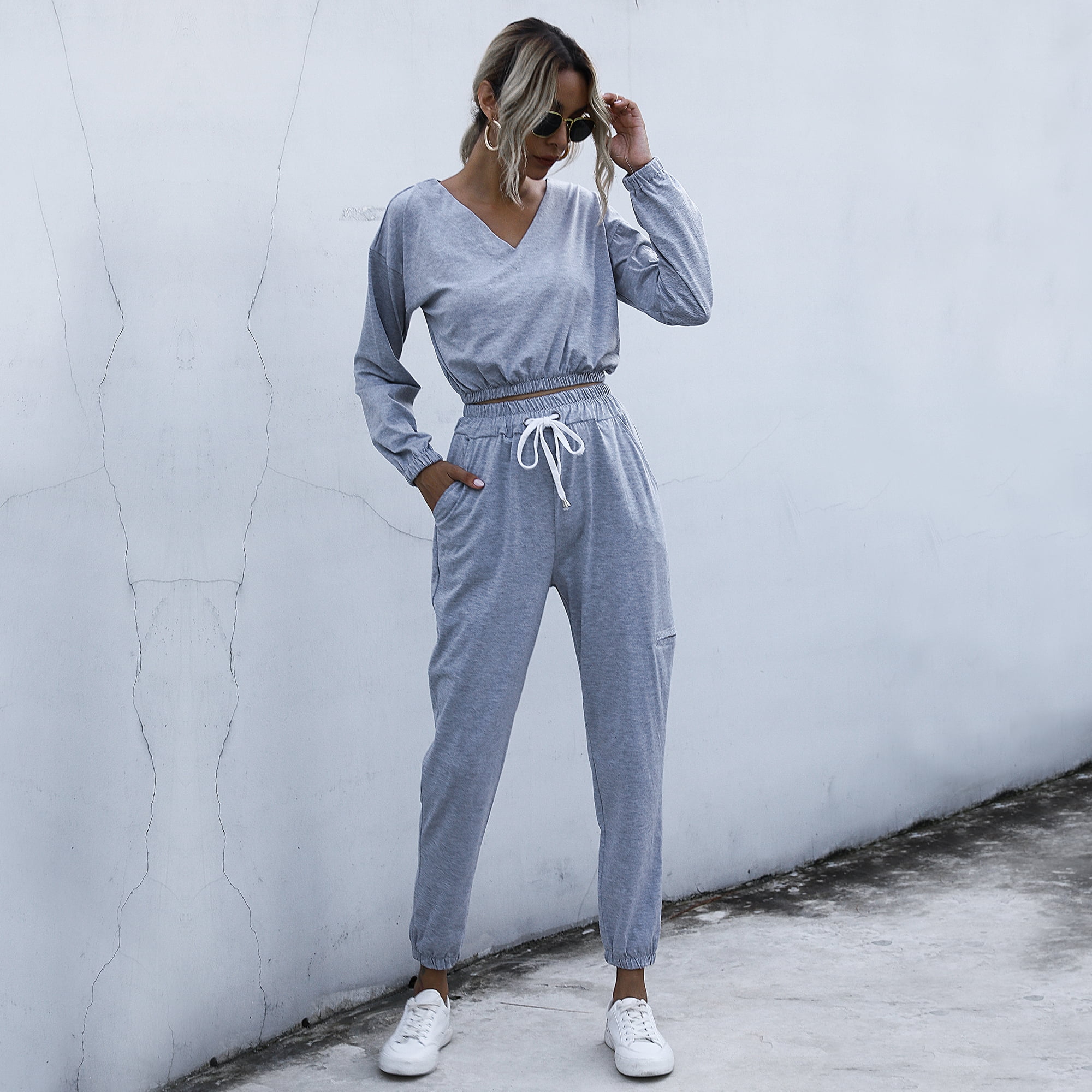Waist Jogger Pants Athletic Running 