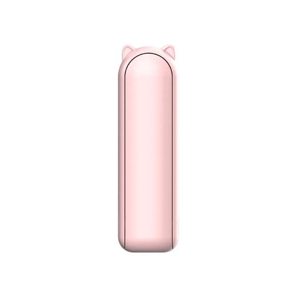 Bearachild Mini ventilador portátil de carga tipo c para viajar, senderismo, ventiladores de refrigeración recargables, banco de más Electrodomésticos Rosa