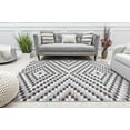 thumbnail image 5 of Mason Brooks Cressida CA35A Eternity Gray Geometric Contemporary Gray Area Rug, 8'0"X10'0", 5 of 8