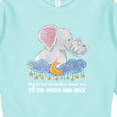 thumbnail image 3 of Inktastic My Great Grandma Loves Me to the Moon and Back Elephant Toddler Sweatshirt, 3 of 4