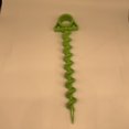 thumbnail image 2 of Naranja + tornillo verde: The Ultimate Ground Anchor - Paquete pequeño de 8 estacas para tienda de campaña - Clavo de plástico de cuerno de oveja estilo espiral, 2 of 5