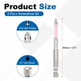 thumbnail image 2 of 5pcs PH2 Phillips Impact Screwdriver Bit 3.5" Long Magnetic Anti Slip Tip, 2 of 7