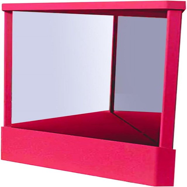 EIGTHTAIL 2025 Nouveau Miroir Non Rétroviseur Vraie Image Réflexion Véritable Miroir Cosmétique Debout Précision Véritables Images Réflexion Miroir Non Réversible pour Maquillage Coiffeuse & B