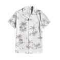 thumbnail image 4 of Hawaiian Shirt For Men, Men's Vintage Button Down Bowling Shirts Short Sleeve Summer Beach Shirt 2XL, 4 of 5