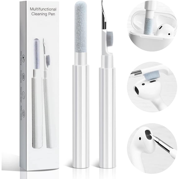 Cleaner Kit for Airpods, Earbuds Cleaning pen for Airpods Pro 1 ,2 ,3,4 Multi-Function Cleaning Tool with Brush for Wireless Earphones Bluetooth Headphones Camera and iPhone