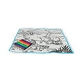 Dimple Kids Small Washable Coloring Play Mat with 'Jurassic Dinosaur ...