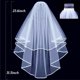 thumbnail image 1 of Forma de cinta de velo de novia (blanco, 1 pieza) ZefeiWu 8390605557460, 1 of 1