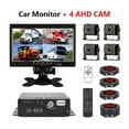 7 inch Truck DVR Driving Video Recorders 2 /4 Channel Black Box Backup