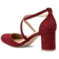 thumbnail image 6 of Journee Women's Foster D'Orsay Block Heel Pump, Wide Width Available, 6 of 10
