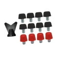 thumbnail image 3 of Pieles de zapatos de zapatos de fútbol de 12 piezas Caballeros de rugby M6 Spikes de zapatillas de fútbol para zapatillas de fútbol para zapatillas de Negro de 8 mm rojo 11 mm, 3 of 8