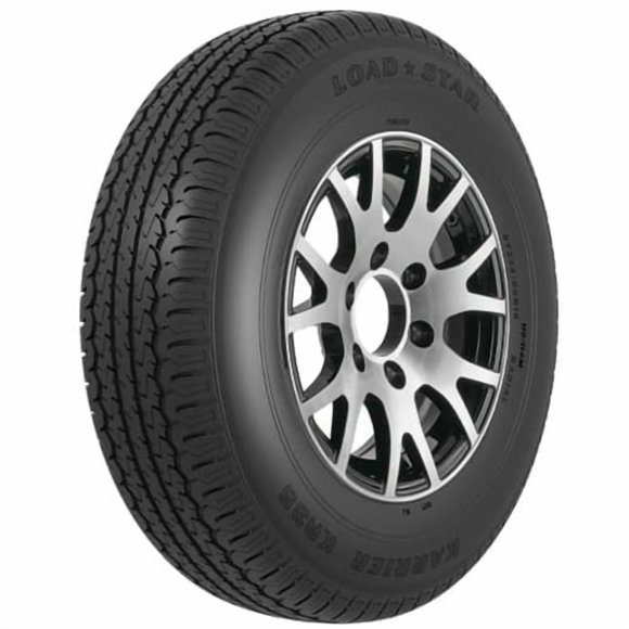 Americana Tire and Wheel Tire 10212 Karrier KR35; ST205 x 75R15; Trailer; Radial; Black Sidewall; Tubeless; Non Directional Tread Design; 1 Year Worry-Free Warranty; Load Range D; 2200 Pounds Max Load