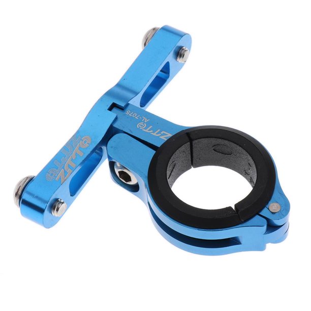 Adaptador de montaje portabidón para bicicleta fabricado en aluminio para bicicleta Azul Zulema Adaptador de jaula de botella