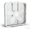 thumbnail image 1 of InfiniPower 20"3-Speed Box Fan for Full-Force Circulation with Air Conditioner, Upgrade Floor Fan, White, 1 of 8
