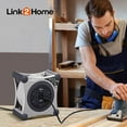 thumbnail image 4 of Link2Home 35 Ft Extension Cord Reel, 4 Outlets, Circuit Breaker, Grey, 4 of 10