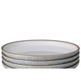 thumbnail image 5 of Denby Studio Craft Grey/White 4 Piece Medium Coupe Plate Set Gray, 5 of 6