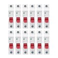 thumbnail image 1 of Disjoncteur, 12pcs DZ47-63Z DC250V 1P Équipement de Protection de Circuit Interrupteur à Air de Précision, 1 of 11