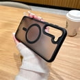 thumbnail image 5 of New Luxury Matte Antiskid Phone Case For Samsung Galaxy S24 Ultra S23 S22 Plus S20 S21 FE Magsafe Magnetic Wireless Charge Cover, 5 of 5