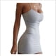 thumbnail image 1 of Minivestido Sexy con tirantes finos para mujer, vestido ceñido al cuerpo, camisola de color liso negro y blanco, vestido de verano para fiesta y Club, 1 of 7