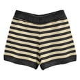 thumbnail image 5 of Striped Shorts for Women 2026 Summer Casual Elastic High Waist Knit Soft Stretchy Mini Shorts Loungewear, 5 of 5