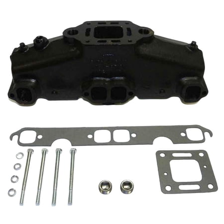 Center Rise Exhaust Manifold Compatible with 1983-2002 MerCruiser MCM MIE GM V8 5.0L 5.7L 6.2L 305 350 377 CID Sterndrive Inboard 860246A3 860246A9 87114A19
