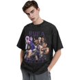 thumbnail image 4 of Rhea Ripley Vintage Oversized Shirt Men's Short Sleeved Tops Women's Crew Neck Graphic Tees, 4 of 5