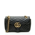 thumbnail image 1 of Pre-Owned Gucci Matelasse Leather GG Marmont Medium Flap Bag, 1 of 11