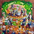 thumbnail image 2 of Bell, Bill 20x20 Gold Ornate Wood Framed with Double Matting Museum Art Print Titled - Paddys Day, 2 of 4