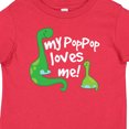 thumbnail image 4 of Inktastic My Pop Pop Loves Me Dinosaur Boys or Girls Baby T-Shirt, 4 of 5