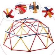 Tobbi Climbing Dome Steel Frame Monkey Bars Playset Children Outdoor Playground