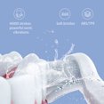 thumbnail image 5 of Cepillo de dientes eléctrico SEAGO Sonic 360, recargable, automático, mejorado, cabezales de repuesto a prueba de agua SG548, 5 of 5