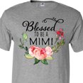 thumbnail image 4 of Inktastic Blessed to Be a Mimi with Pink Flowers T-Shirt, 4 of 5
