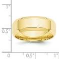 thumbnail image 4 of 10K Yellow Gold 8mm Bevel Edge Comfort Fit Band Ring Size 10.5, 4 of 7