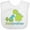 AA-White, variant on Inktastic Dinosaur Little Brother Green Boys Baby Bib